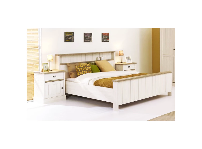 LB140HK tweepersoonsbed 140x200 york meubar hoog hoofdbord sfeerbeeld