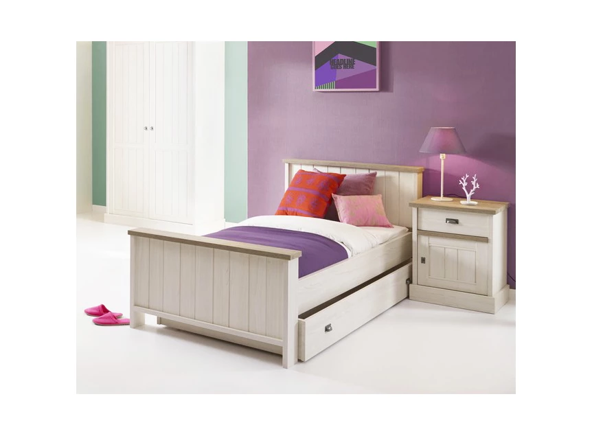 Sfeerbeeld kinderbed york laag hoofdbord