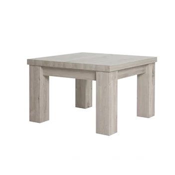 HT1T salontafel bijzettafel evan K540 millenium eik lichtgrijs rechte poot dun