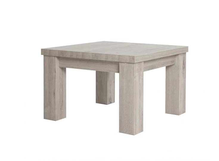 HT1T salontafel bijzettafel evan K540 millenium eik lichtgrijs rechte poot dun