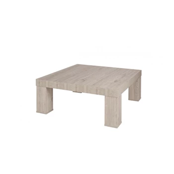 HT2LL80 vierkante salontafel dik blad 100x100cm dikke poten evan K540