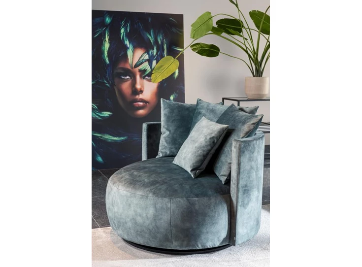 Lounge Pastille Swing stof velvet Passe Partout