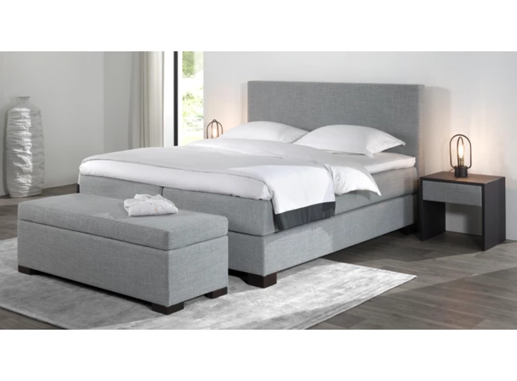 boxspring scandic nox met topper