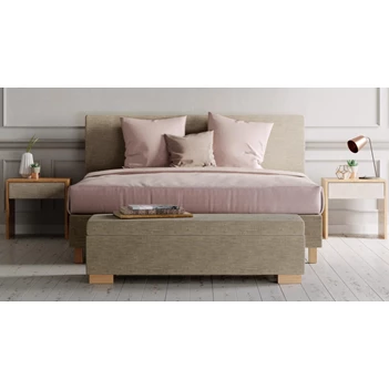 boxspring NOX 180x200 promo classic met houten poten