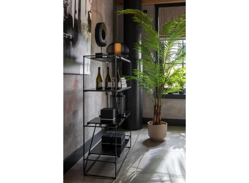 Rek roomdivider Jukebox eik zwart Passe Partout