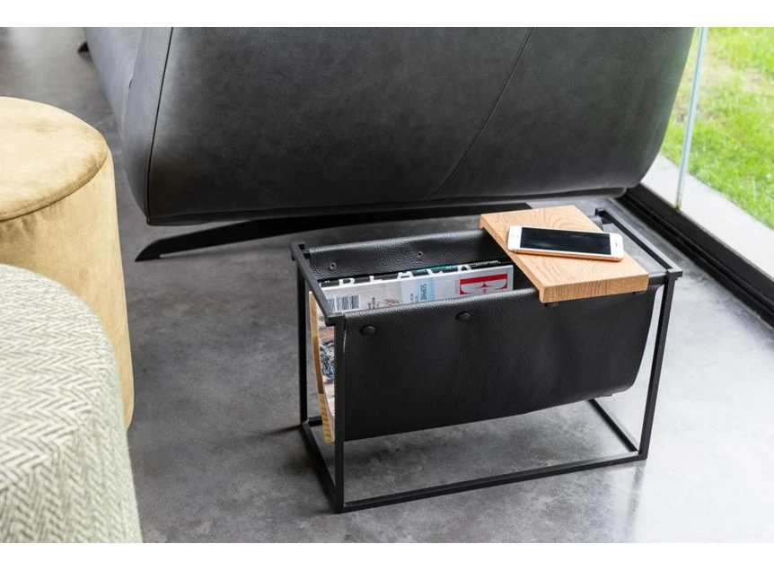 Zijkant Magazinerek Jukebox eik Passe Partout