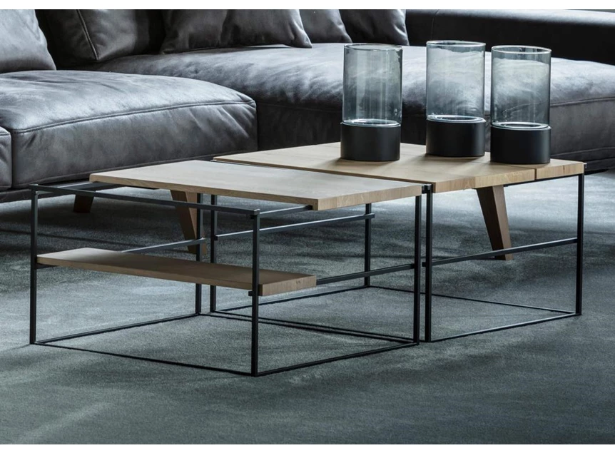 Salontafel Jukebox vierkant 60 Passe Partout