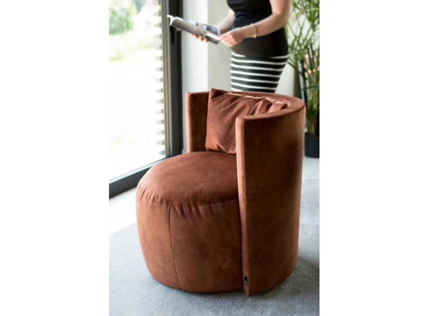 Bijzetzetel Seat Pastille stof velvet Passe Partout