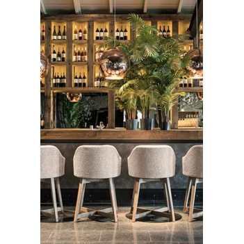 Barstoel Lena stof bouclé Passe Partout