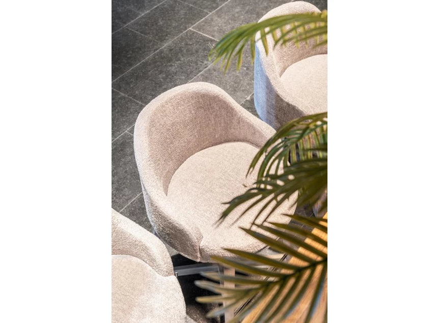 Bovenkant Barstoel Lena stof bouclé Passe Partout