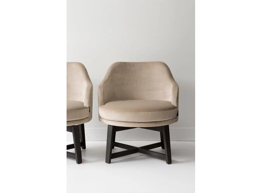 Bijzetzetel Lamos stof velvet Passe Partout