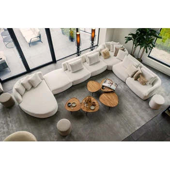 hoekzetel Medusa grote hoeksalon stof Passe Partout