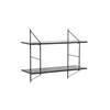 18043 Actona Belfast wall Unit wandrek zwart