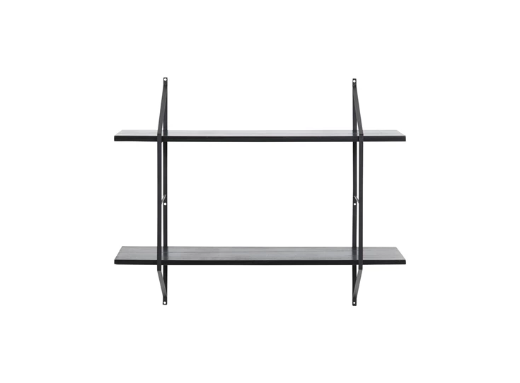 18043 Actona Belfast wall Unit wandrek zwart recht