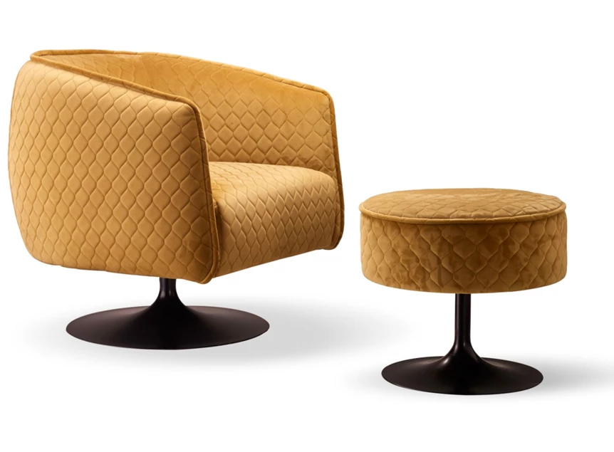 Bijzetzetel en Poef Jazz Cartel Living