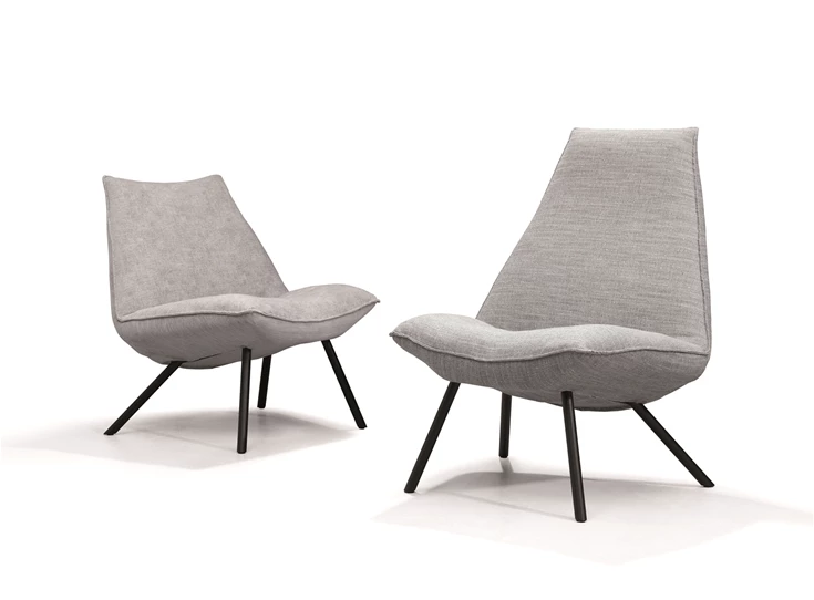 Bijzetzetel Smile 4-poot Cartel Living