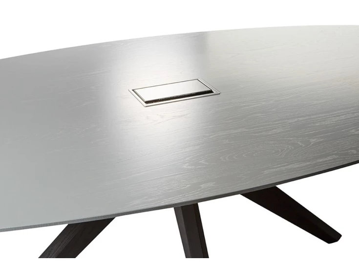 Bovenkant Tafel Salsa Office massief eik Diadesi