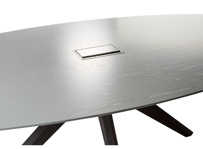 Bovenkant Tafel Salsa Office massief eik Diadesi