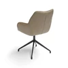 Achterkant Armstoel Kiq Stervoet draai leder stof Bree's New World