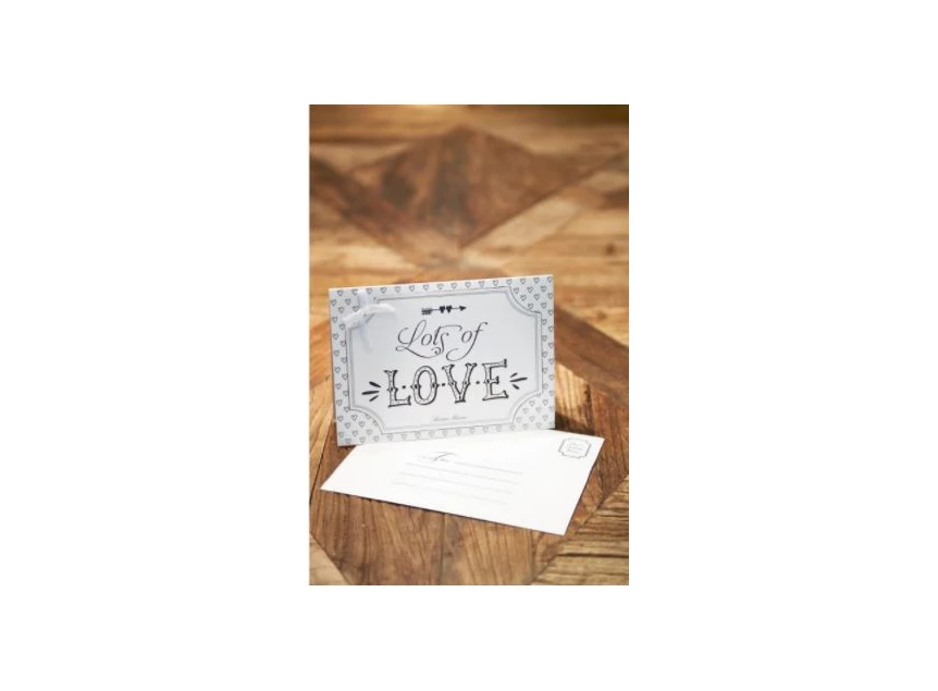 320960 Rivièra Maison RM Wenskaart Lots of love + Envelope