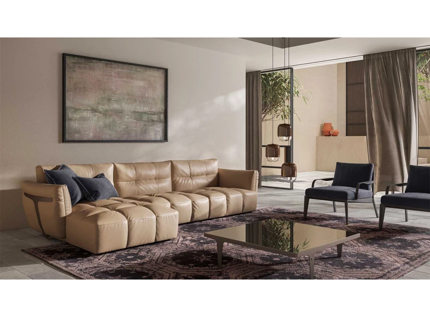 Sfeerfoto Salontafel Herman Bronze Mirror Natuzzi Italia