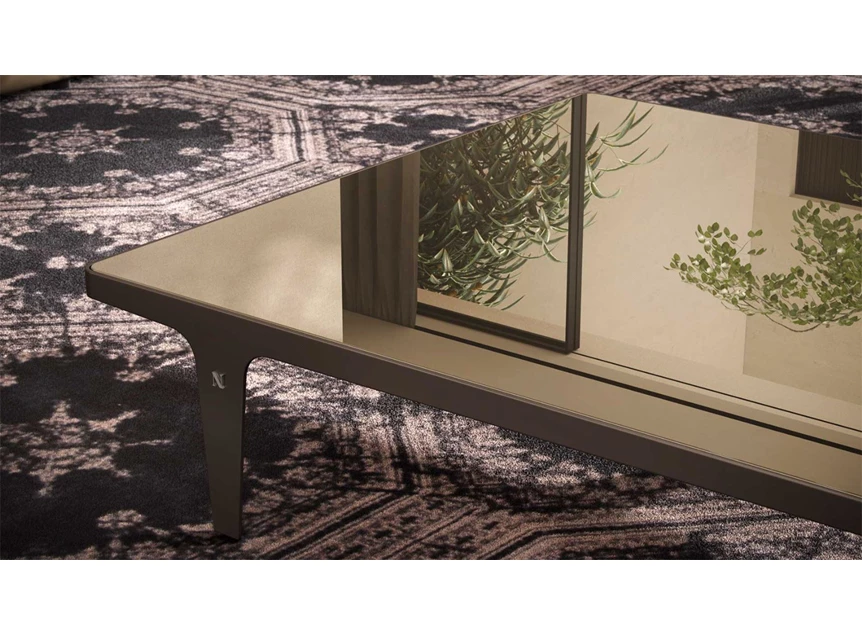 Detail Salontafel Herman Bronze Mirror Natuzzi Italia