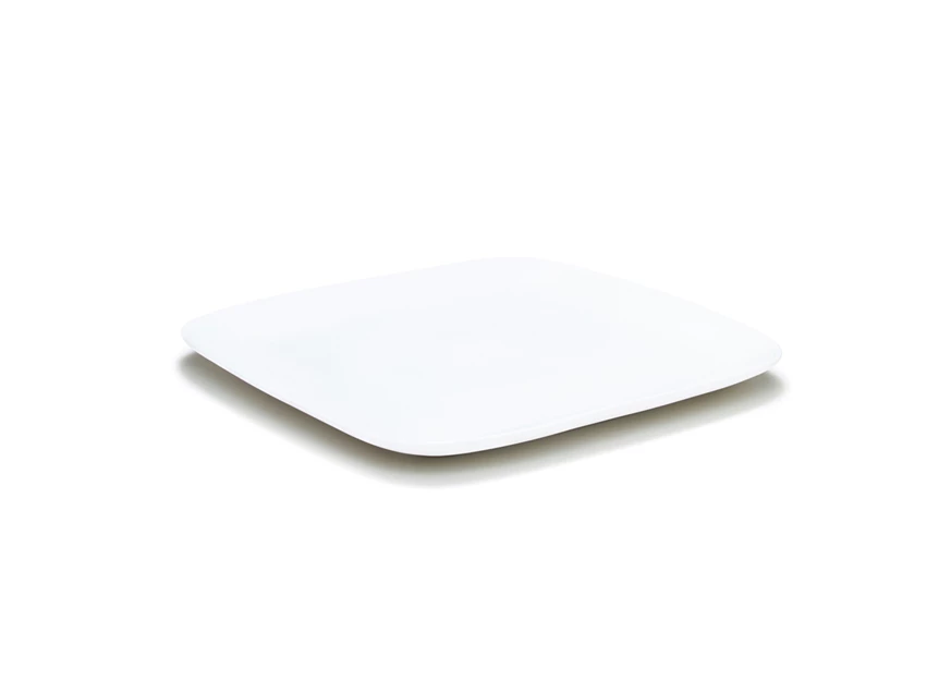 Bistro schaal porselein vierkant servies SP44249 serveerschaal salt and pepper wit