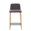 Barkruk Rob C0510 Mobitec Taupe Voorkant