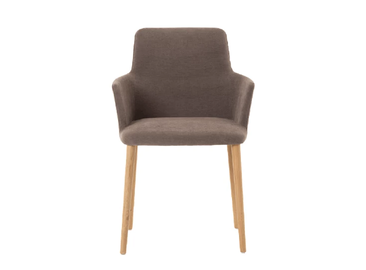 Armstoel ROB C0212 Mobitec Taupe voorkant