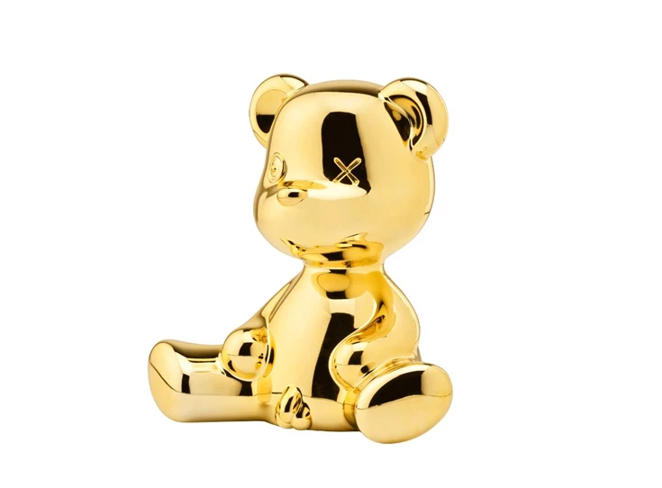 Zijkant Tafellamp Teddy Boy Gold 24002GO-M Qeeboo