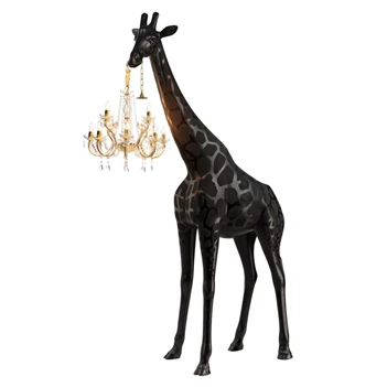 Vloerlamp Giraffe in Love M Indoor Black 19003BL-Z Qeeboo