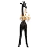 Front Vloerlamp Giraffe in Love M Indoor Black 19003BL-Z Qeeboo