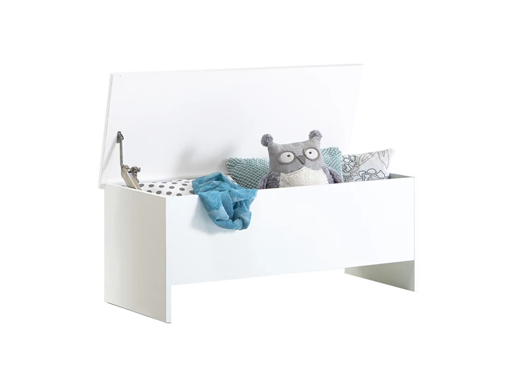 Paco 1 bedbank wit 811-001 fmd möbel opbergbank kleinmeubel budget