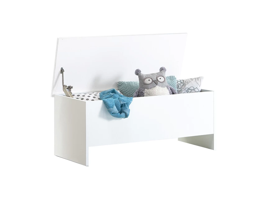 Paco 1 bedbank wit 811-001 fmd möbel opbergbank kleinmeubel budget