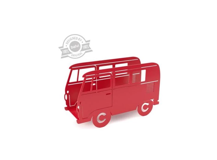 B26124 Bergers Magazinerek Van Rood metaal