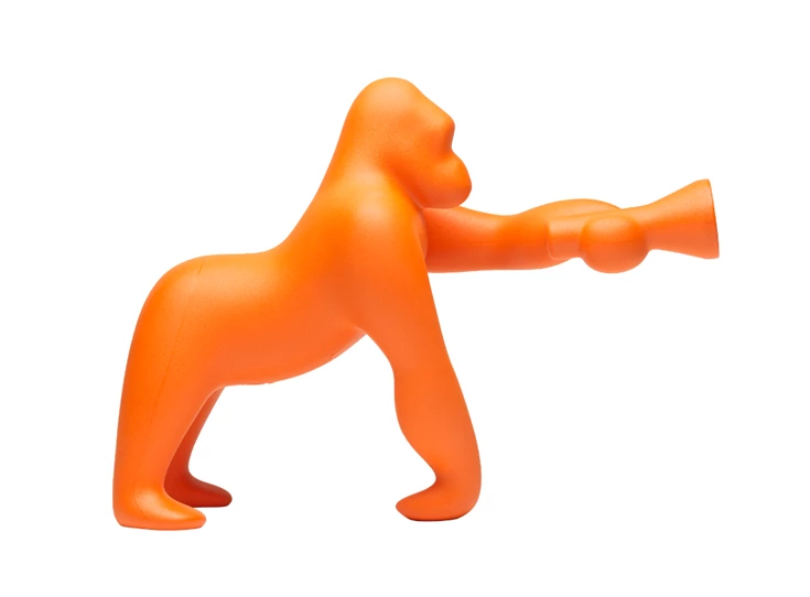 Zijkant Tafellamp Kong XS Dark Orange 10002DO Qeeboo