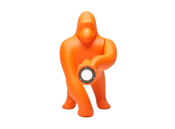 Front Tafellamp Kong XS Dark Orange 10002DO Qeeboo