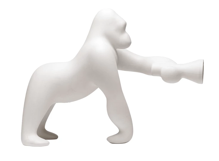 Zijkant Vloerlamp Kong Ivory 10001WH Qeeboo