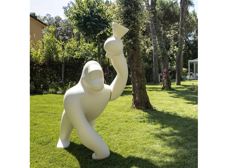 Outdoor Vloerlamp Kong Ivory 10001WH Qeeboo