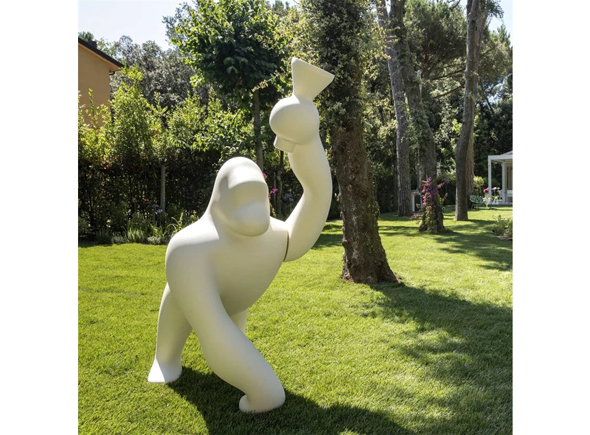 Outdoor Vloerlamp Kong Ivory 10001WH Qeeboo