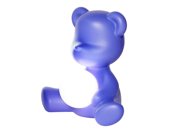 Zijkant Tafellamp Teddy Girl Violet 25001VI Qeeboo