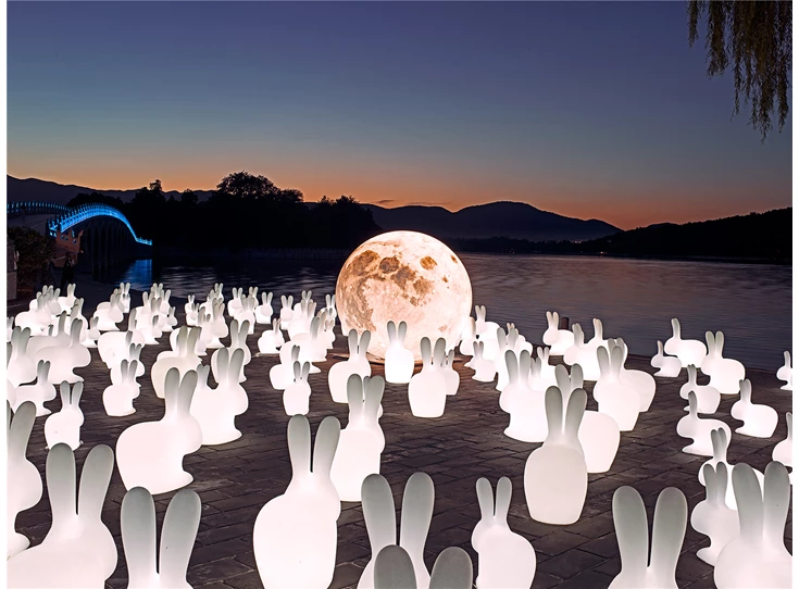 Sfeerfoto Vloerlamp Rabbit 90006LED Qeeboo