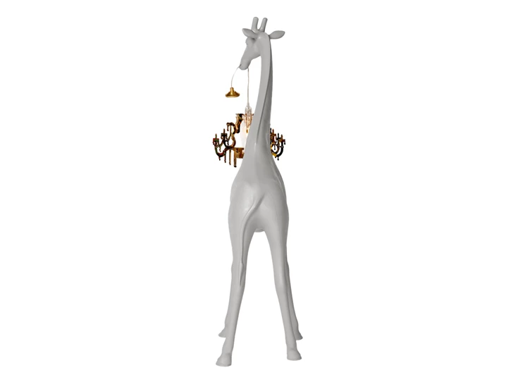 Achterkant Tafellamp Giraffe in Love XS Cold Sand 28001CS Qeeboo