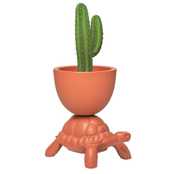 Plantenbak Turtle Carry Planter Terracotta 36004TE Qeeboo