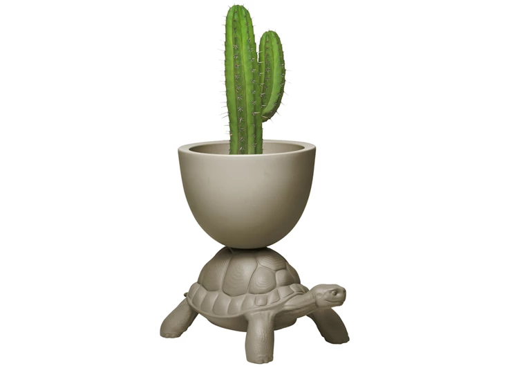 Plantenbak Turtle Carry Planter Dove Grey 36004DG Qeeboo