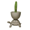 Zijkant Plantenbak Turtle Carry Planter Dove Grey 36004DG Qeeboo