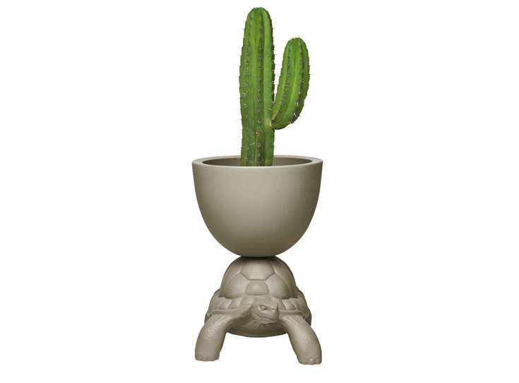 Front Plantenbak Turtle Carry Planter Dove Grey 36004DG Qeeboo