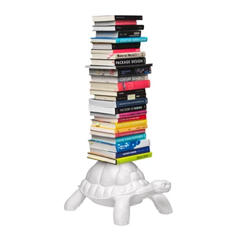 Boekenrek Turtle Carry Bookcase White 36002WH Qeeboo