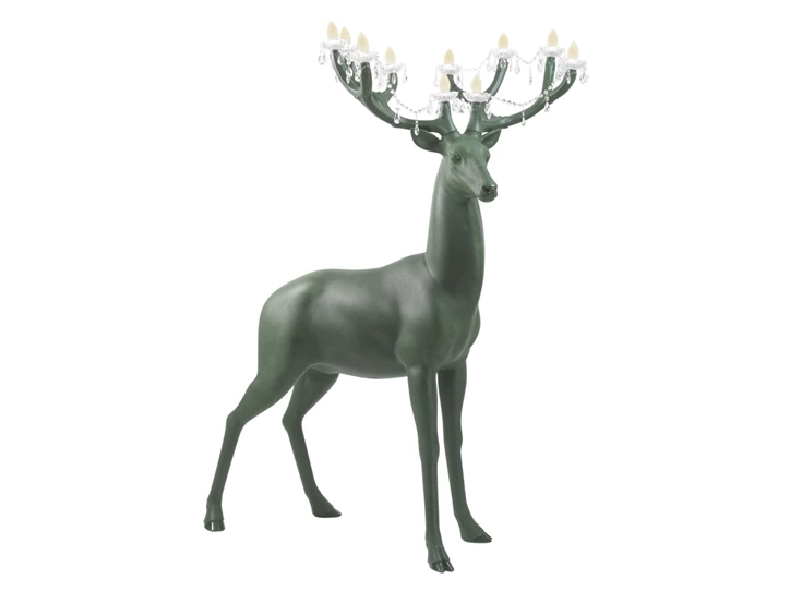 Zijkant Vloerlamp Sherwood Deep Forest 38001DF Qeeboo