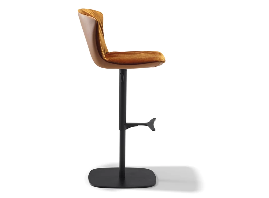 Zijkant Barstoel Dexter verstelbaar 2086 Draenert